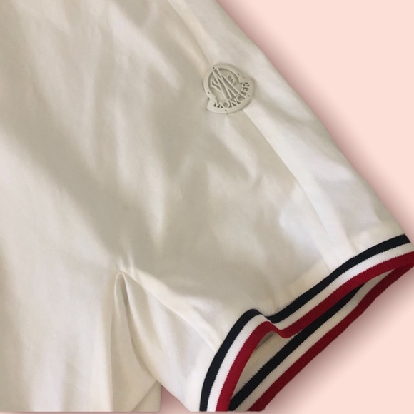 Moncler Gamme Rouge Trim Paplum Polo Dress - Picture 3 of 7